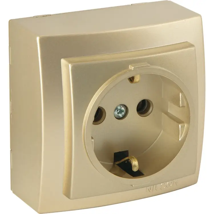 Розетка Nilson Themis metallic 26151017