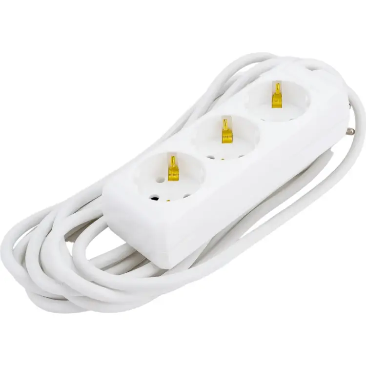 Бытовой удлинитель IEK WYP10-16-03-05-Z-N