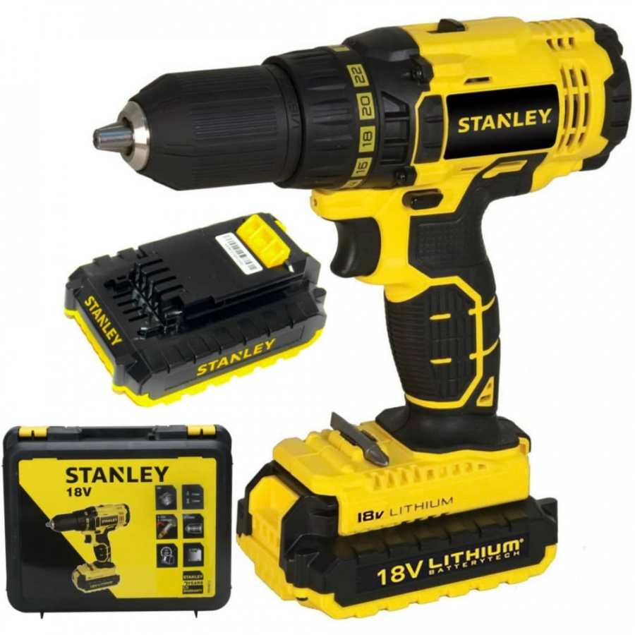 Дрель-шуруповерт Stanley SCD201D2K-RU