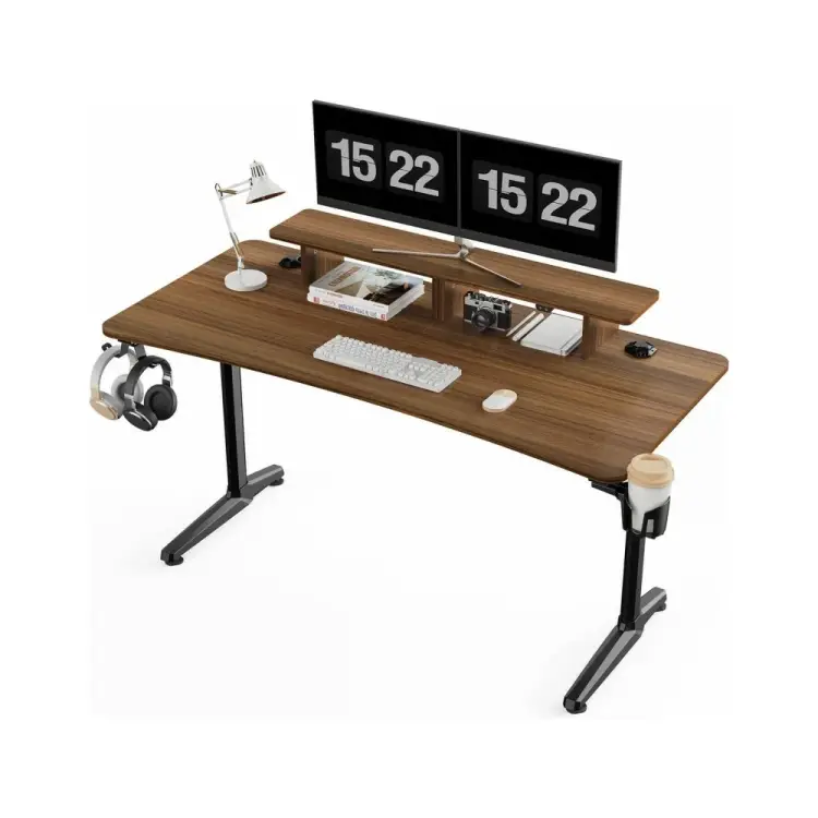 Стол для компьютера EUREKA GIP 60 Walnut ERK-I60P-WN