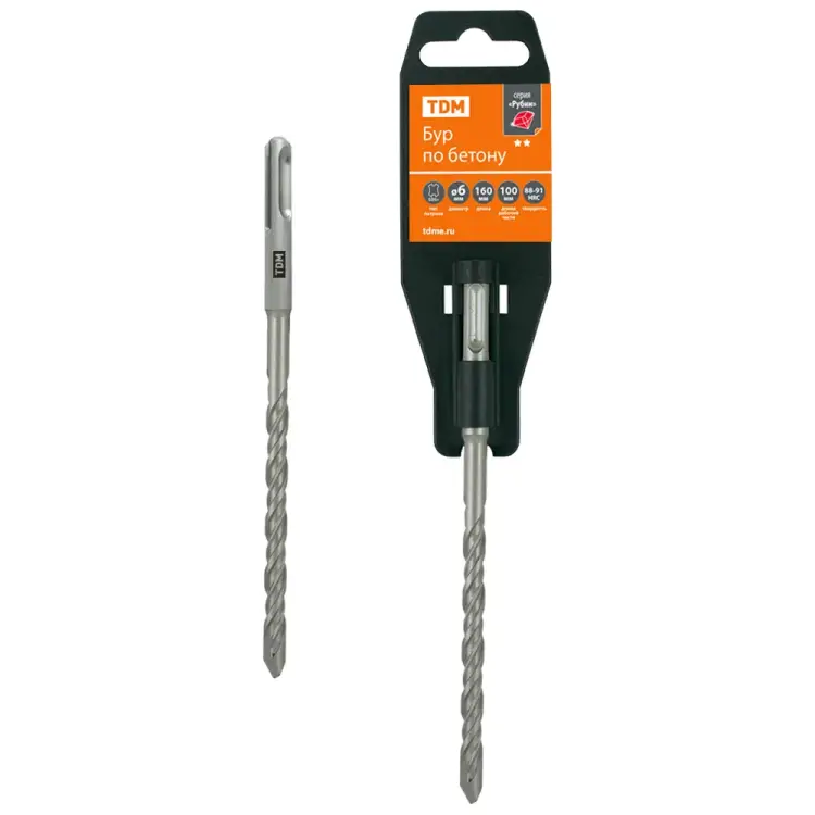 Бур sds-plus по бетону TDM ELECTRIC Рубин SQ1094-0102