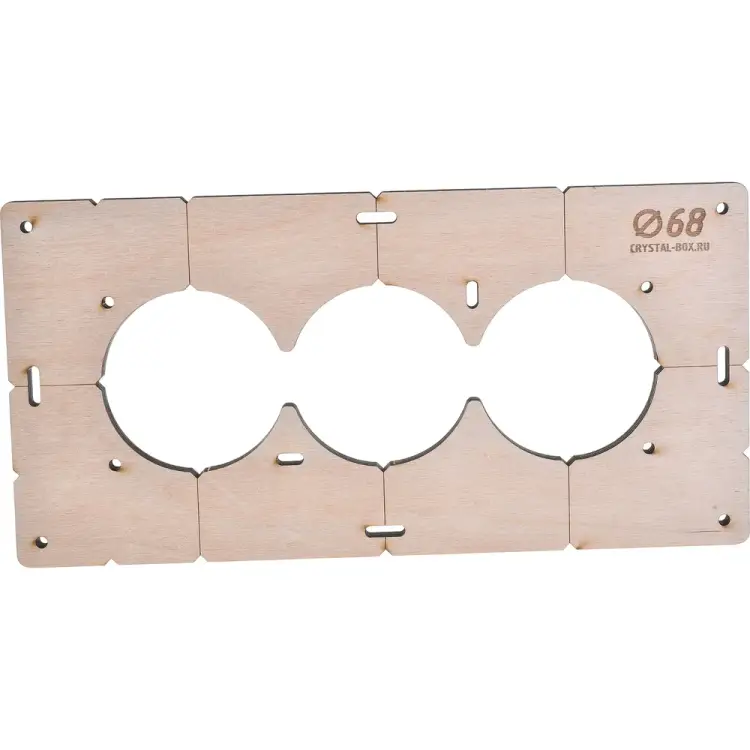 Шаблон для сверления подрозетников РОТОР 3shablon68