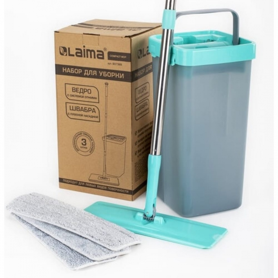 Швабра ЛАЙМА LAIMA COMPACT MOP