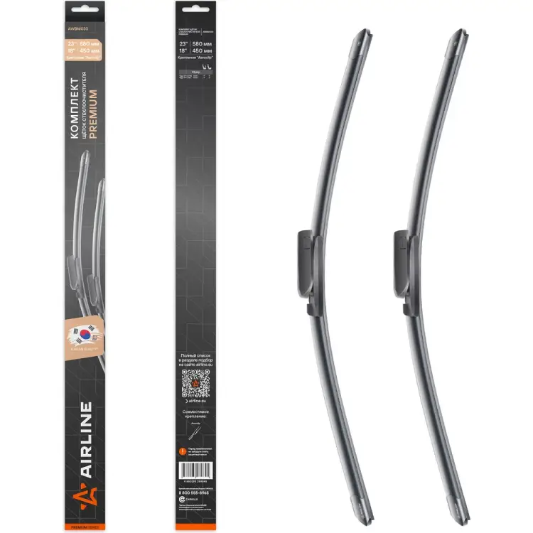 Комплект щеток стеклоочистителя Airline PREMIUM AWBM030