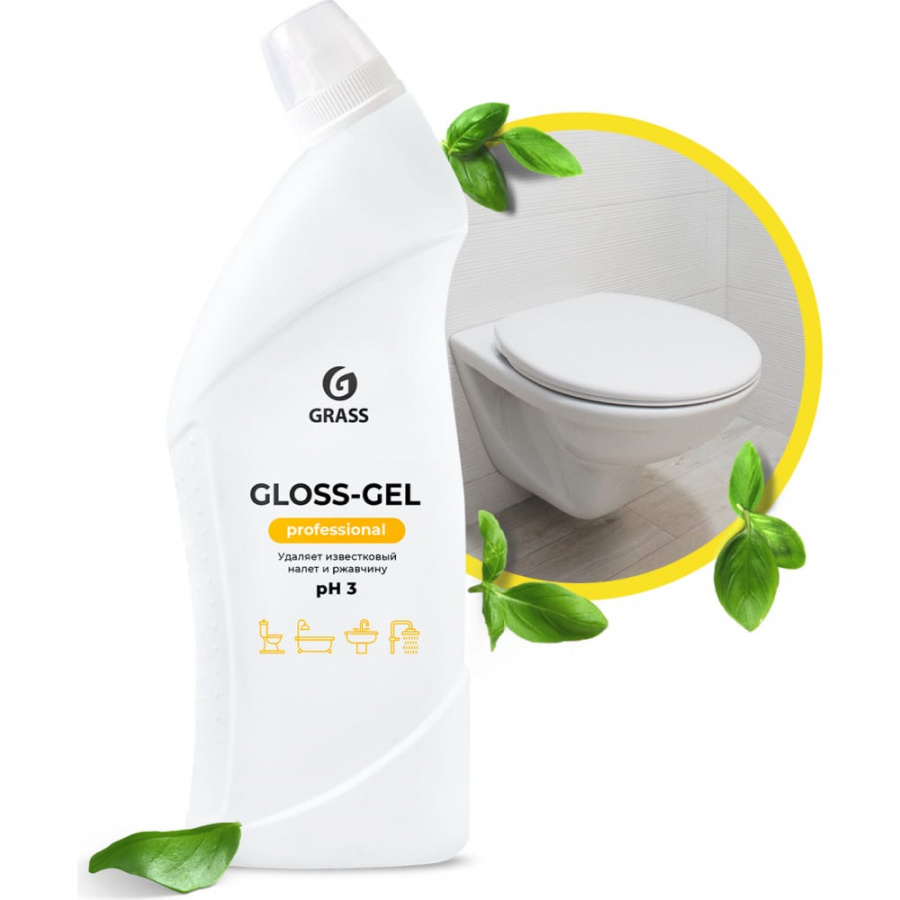 Чистящее средство для санузлов Grass Gloss-Gel Professional