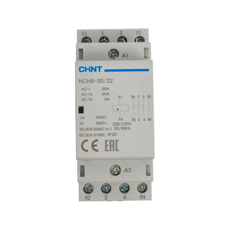 Модульный контактор CHINT NCH8-20/22 256087