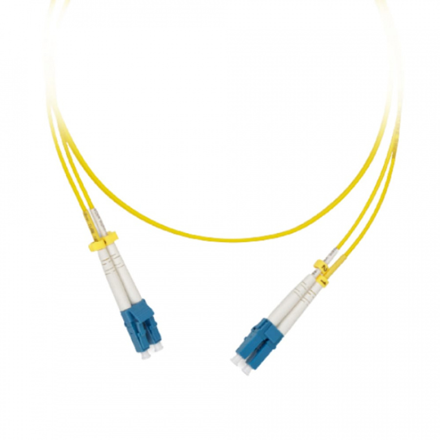 Волоконно-оптический шнур Hyperline FC-D2-9-LC/AR-LC/UR-H-2M-LSZH-YL
