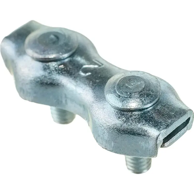 Плоский зажим-соединитель троса Саморезик DUPLEX ZD-D2-1