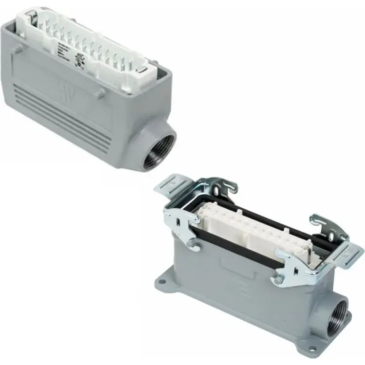 Прямоугольный промышленный разъем Mete Enerji H24E-A2M-D2F 685655K Прямоугольный промышленный разъем Mete Enerji H24E-A2M-D2F 685655K