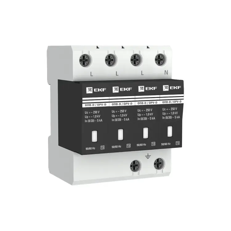 Ограничитель импульсных напряжений EKF ОПВ-D/4P opv-d4