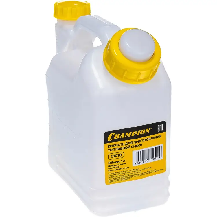 Емкость для приготовления топливной смеси Champion C1010