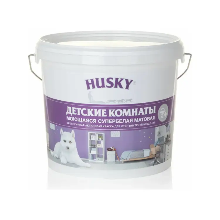 Краска для детских комнат HUSKY 32500 Краска для детских комнат HUSKY 32500