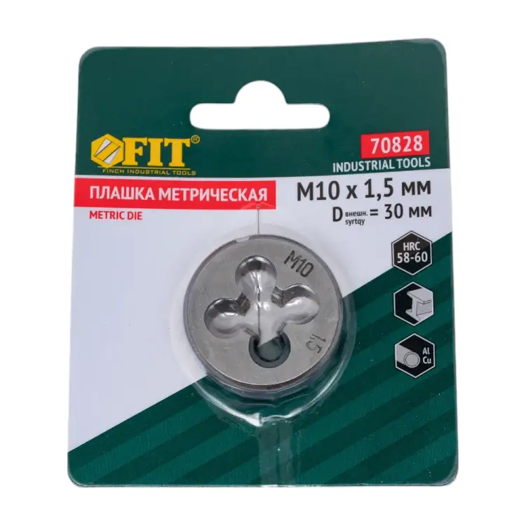 Метрическая плашка FIT IT 70828