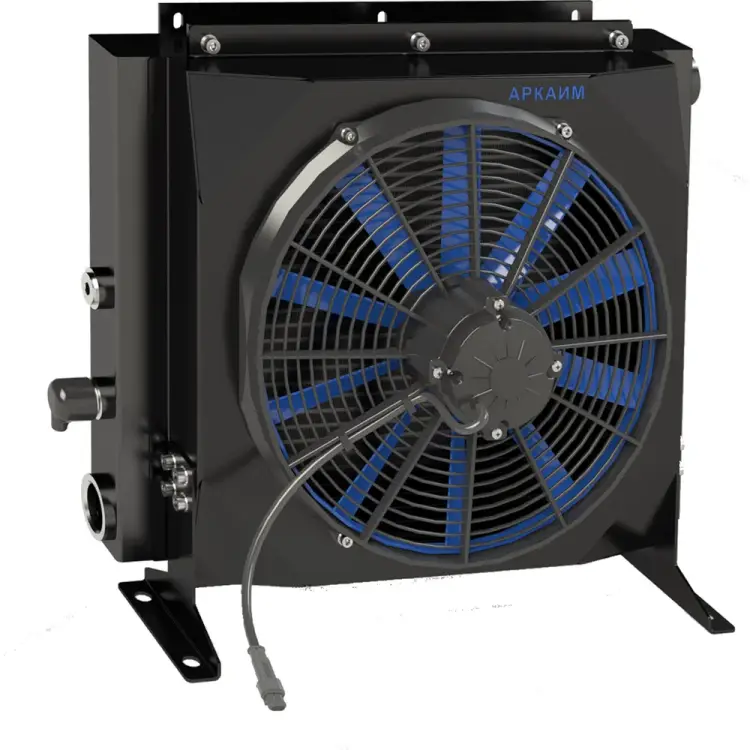 Гидравлический маслоохладитель АРКАИМ MO4.24V.G114.250.23 Гидравлический маслоохладитель АРКАИМ MO4.24V.G114.250.23