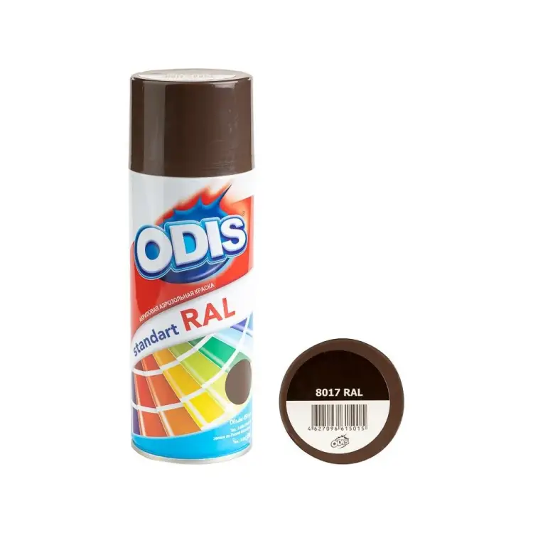 Краска-спрей ODIS standart 8017ral Краска-спрей ODIS standart 8017ral