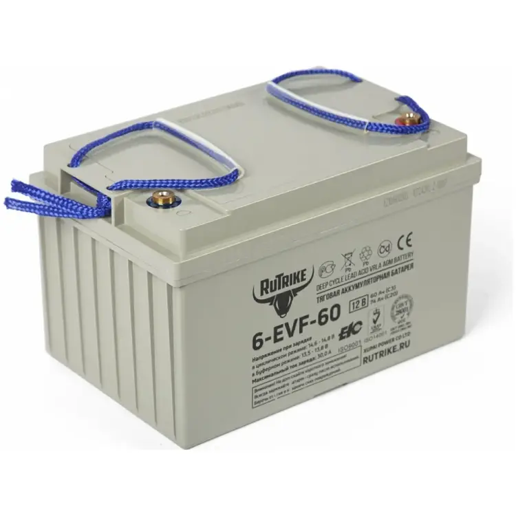 Тяговый гелевый аккумулятор Rutrike 6-EVF-60 22599