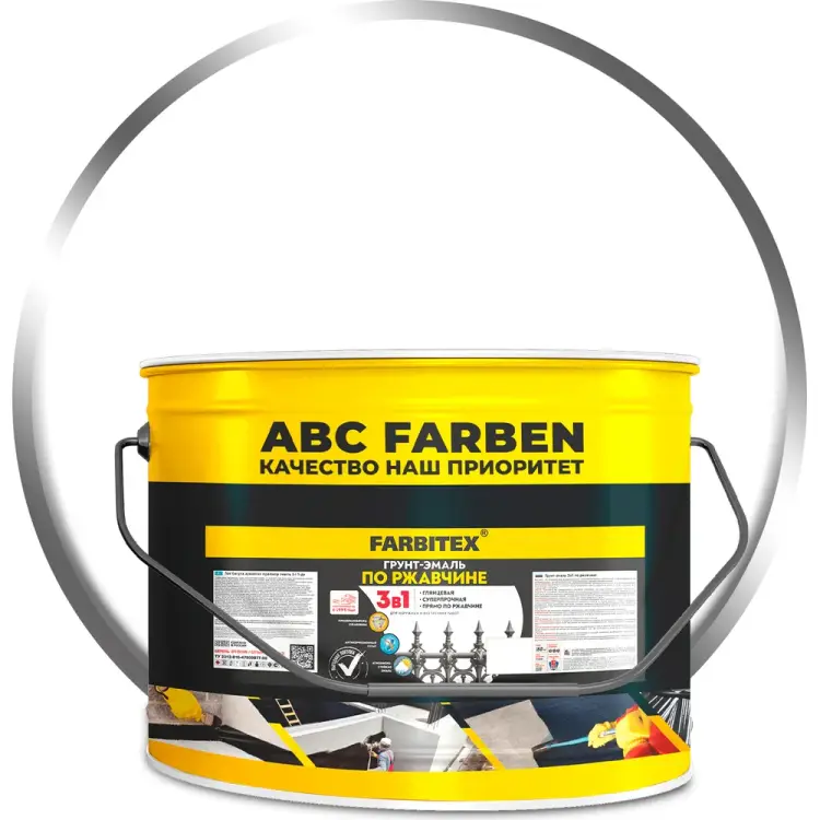 Грунт-эмаль по ржавчине Farbitex 4300013998 Грунт-эмаль по ржавчине Farbitex 4300013998