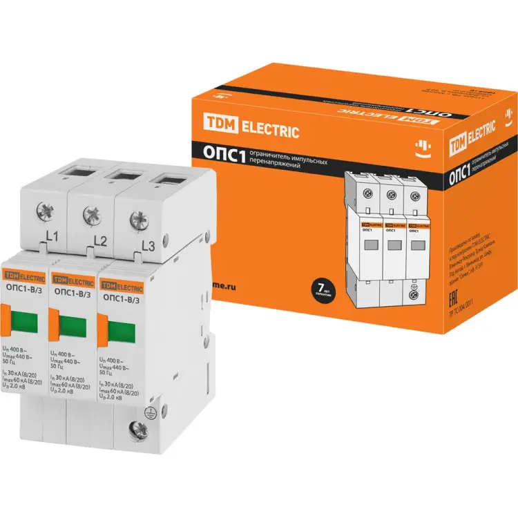 Разрядник TDM ELECTRIC ОПС1-B SQ0201-0003