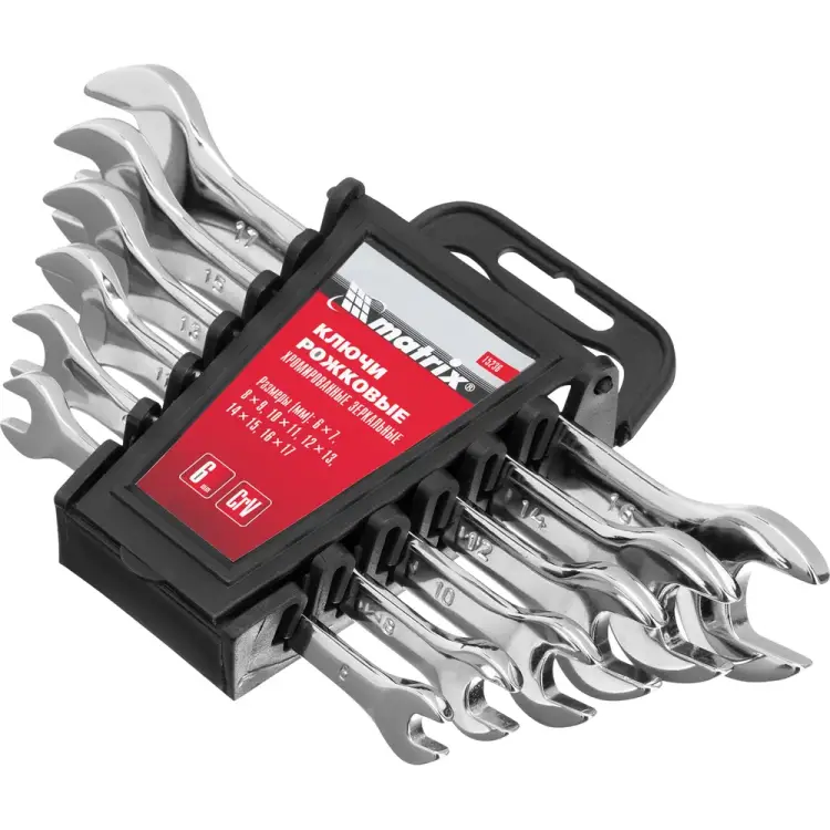 Набор рожковых ключей MATRIX Master 15236 Набор рожковых ключей MATRIX Master 15236