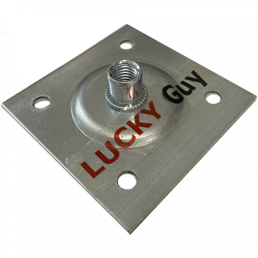 Облегченная оцинкованная опорная пластина Lucky Guy 200 01 6060 М8 0р