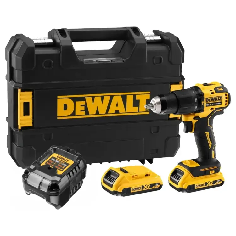 Аккумуляторная ударная дрель шуруповерт Dewalt DCD709D2T DCD709D2T-QW Аккумуляторная ударная дрель шуруповерт Dewalt DCD709D2T DCD709D2T-QW