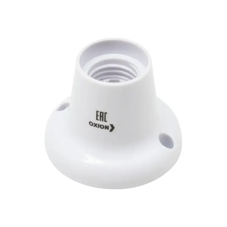 Патрон-стойка OXION PVC-H005WH-E27