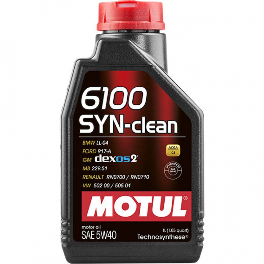 Моторное масло MOTUL 6100 SYN-CLEAN 5W40