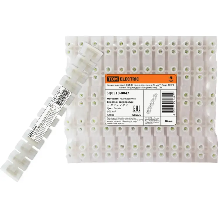 Винтовой зажим TDM ELECTRIC ЗВИ-80 SQ0510-0047