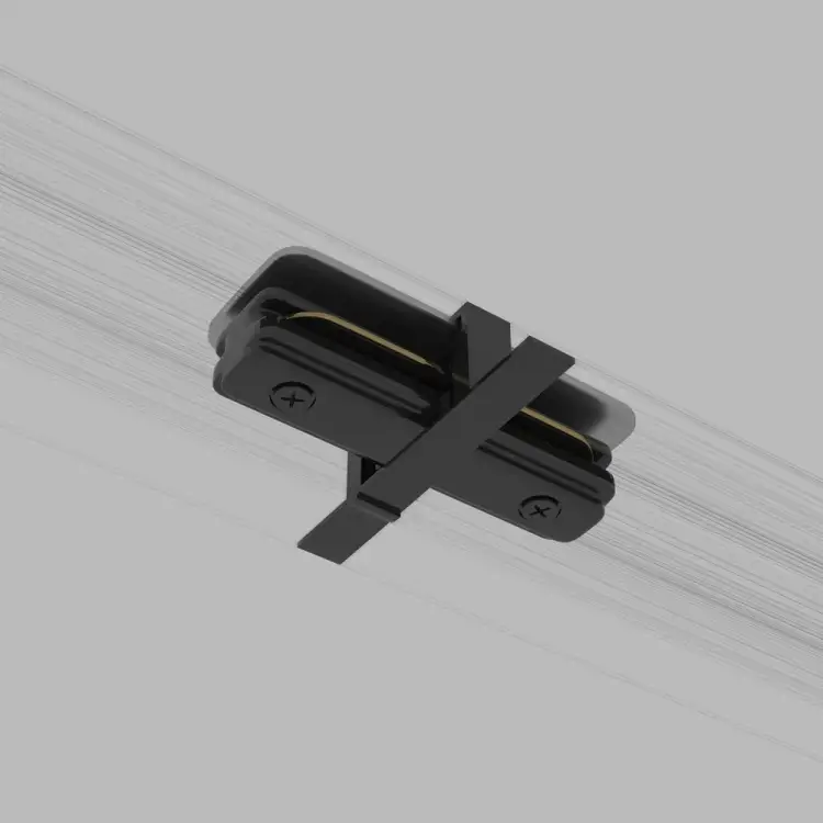 Прямой коннектор для однофазного встраиваемого шинопровода Elektrostandard TRCM-1-I-BK a049558
