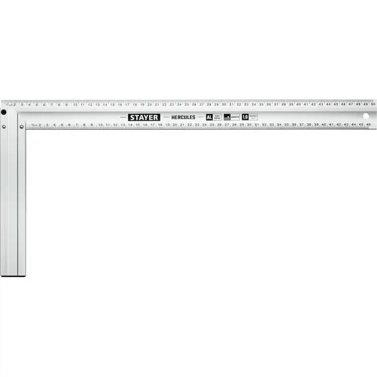 Жесткий столярный угольник STAYER Hercules 3432-50