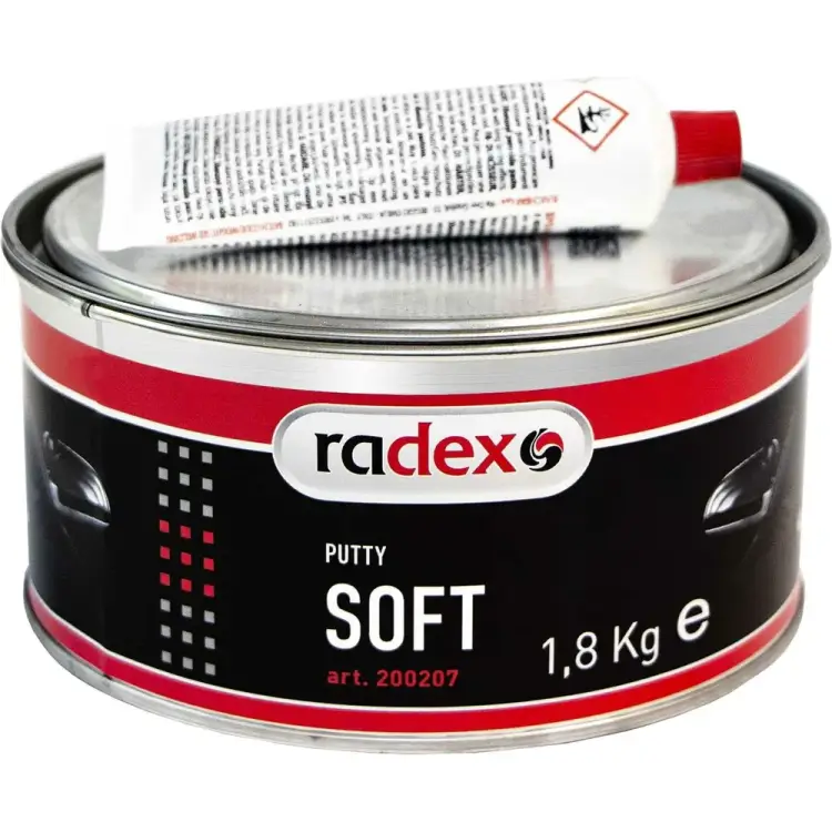 Полиэфирная наполняющая шпатлевка Radex SOFT 200207 Полиэфирная наполняющая шпатлевка Radex SOFT 200207