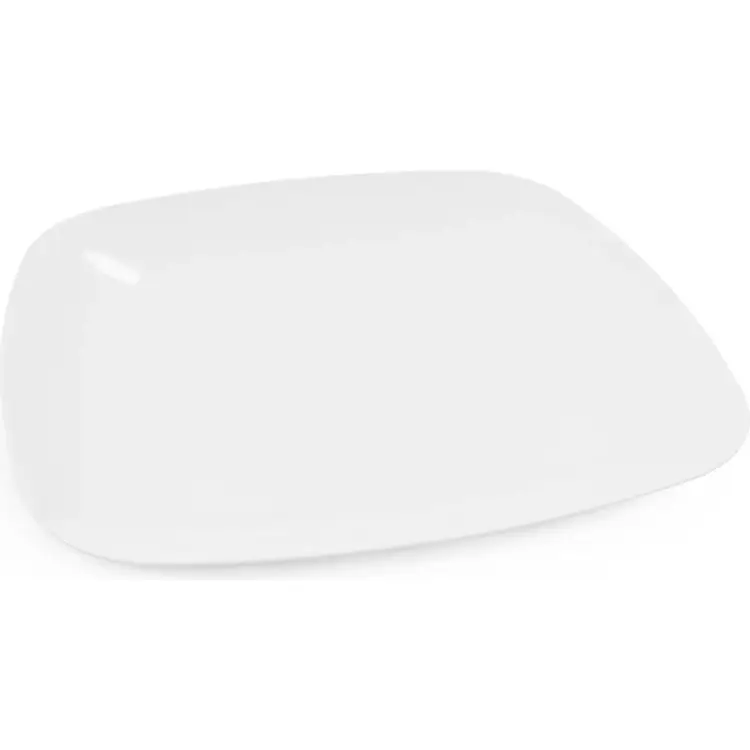 Тарелка ЗПИ "Альтернатива" Квадро плоская белый М8043 Тарелка ЗПИ "Альтернатива" Квадро плоская белый М8043