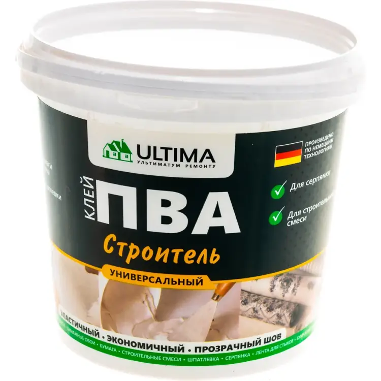 Клей ПВА ULTIMA СТРОИТЕЛЬ ULTSTR09