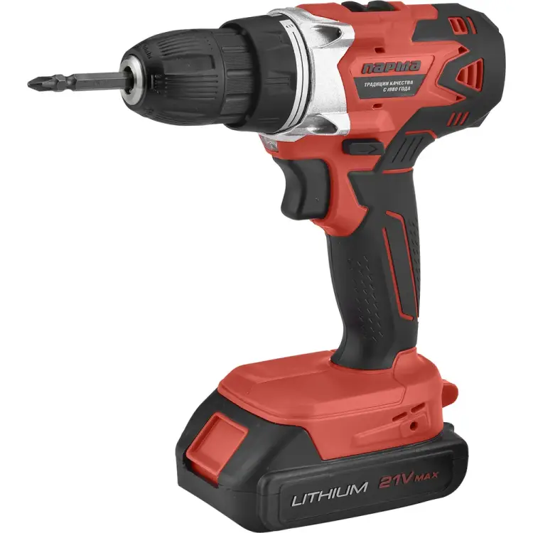 Аккумуляторная дрель шуруповерт Парма дша-02-2021/2li 02.021.00016