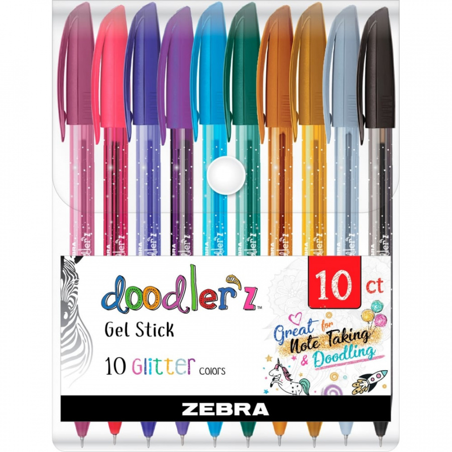 Набор гелевых ручек ZEBRA doodler`z 2619