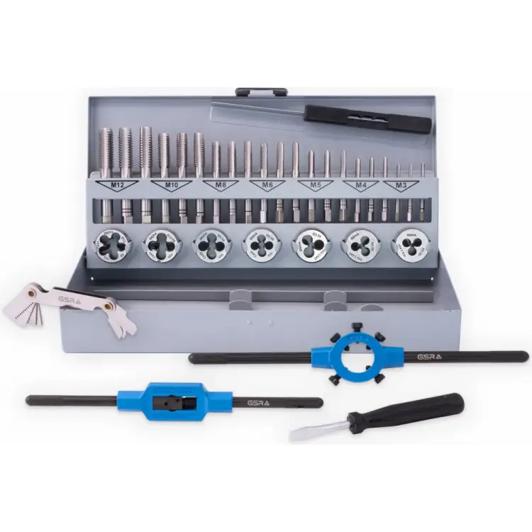 Набор ручных метчиков и плашек GSR 00708070