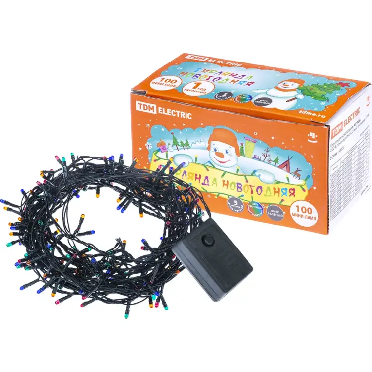 Новогодняя гирлянда TDM ELECTRIC МГ 100 SQ0361-0005