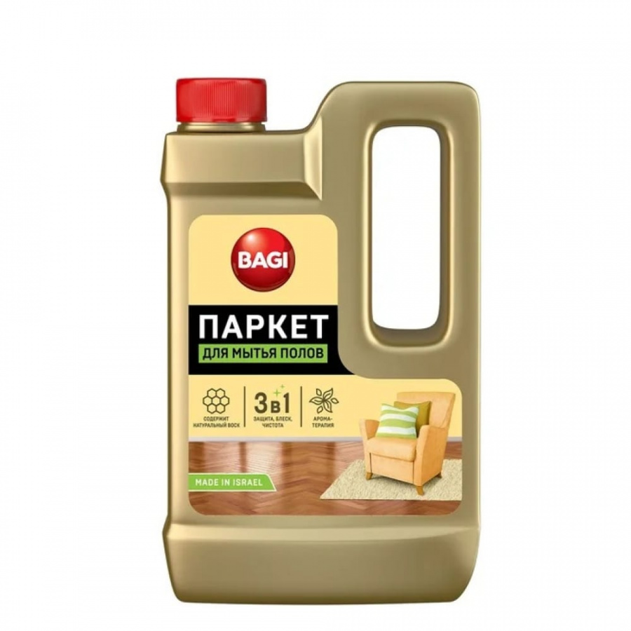 Концентрированное средство для мытья и ухода за паркетными полами всех видов Bagi ПАРКЕТ