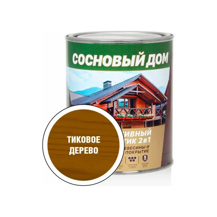 Декоративно-защитный состав для древесины ЗАО Декарт Сосновый дом 29522