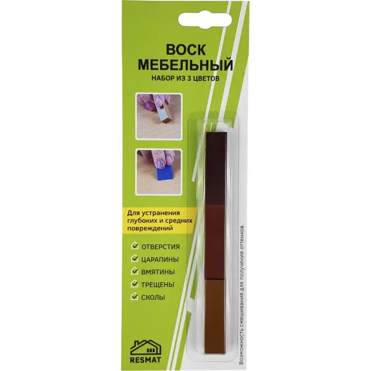 Набор восковых мелков Resmat 2713 Набор восковых мелков Resmat 2713