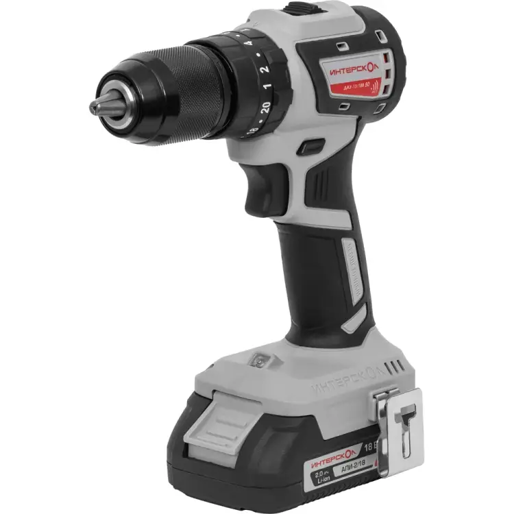 Аккумуляторная бесщеточная дрель-шуруповерт Интерскол ДАУ-13/18В 802.2.2.70 Аккумуляторная бесщеточная дрель-шуруповерт Интерскол ДАУ-13/18В 802.2.2.70