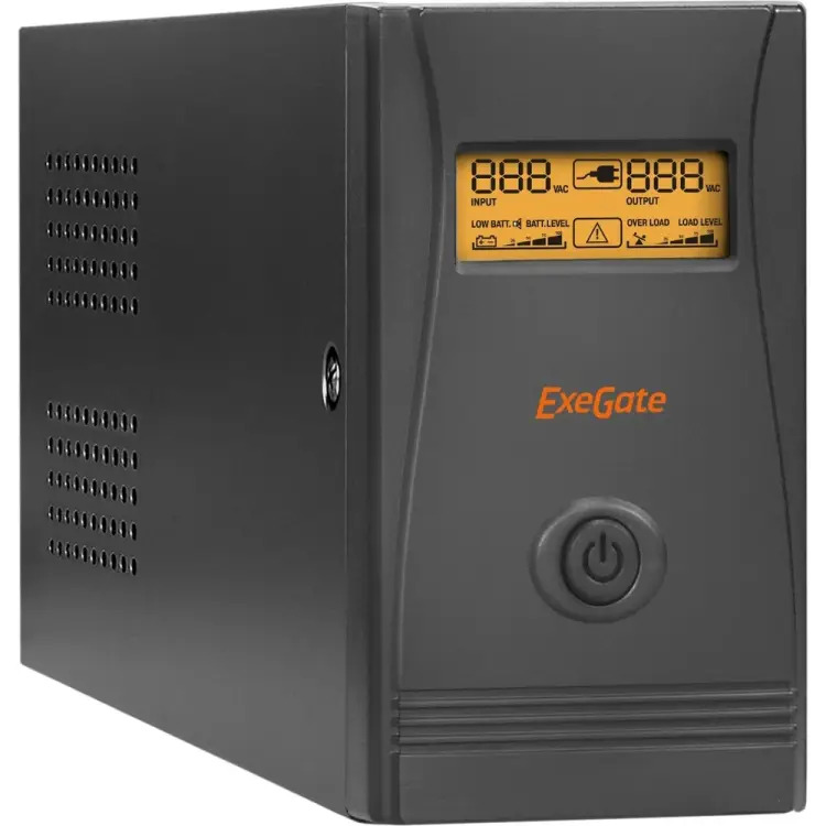 Источник бесперебойного питания ExeGate Power.Smart.ULB-850.LCD.AVR.C13.RJ.USB.850VA/480W 285476