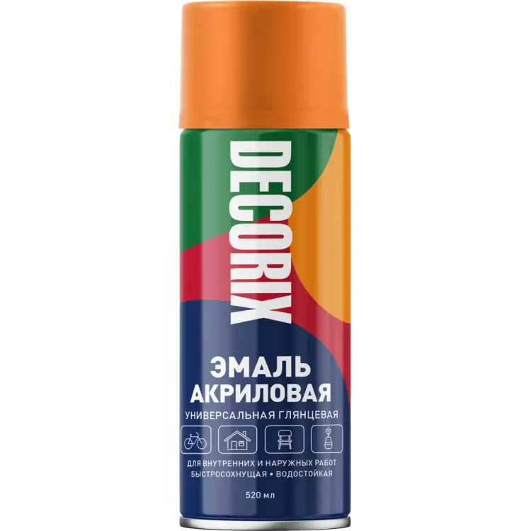 Универсальная аэрозольная акриловая эмаль Decorix 0101-31 DX Универсальная аэрозольная акриловая эмаль Decorix 0101-31 DX