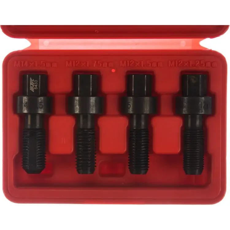 Набор метчиков для восстановления резьбы ступицы колеса JTC JTC-5433