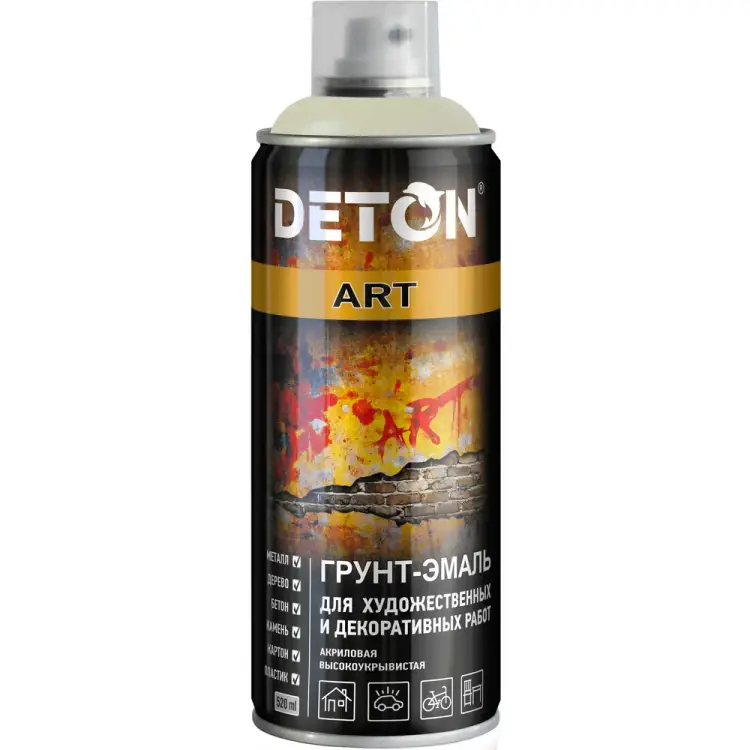 Грунт-эмаль для художественных и декоративных работ Deton DTN-A07697 Грунт-эмаль для художественных и декоративных работ Deton DTN-A07697