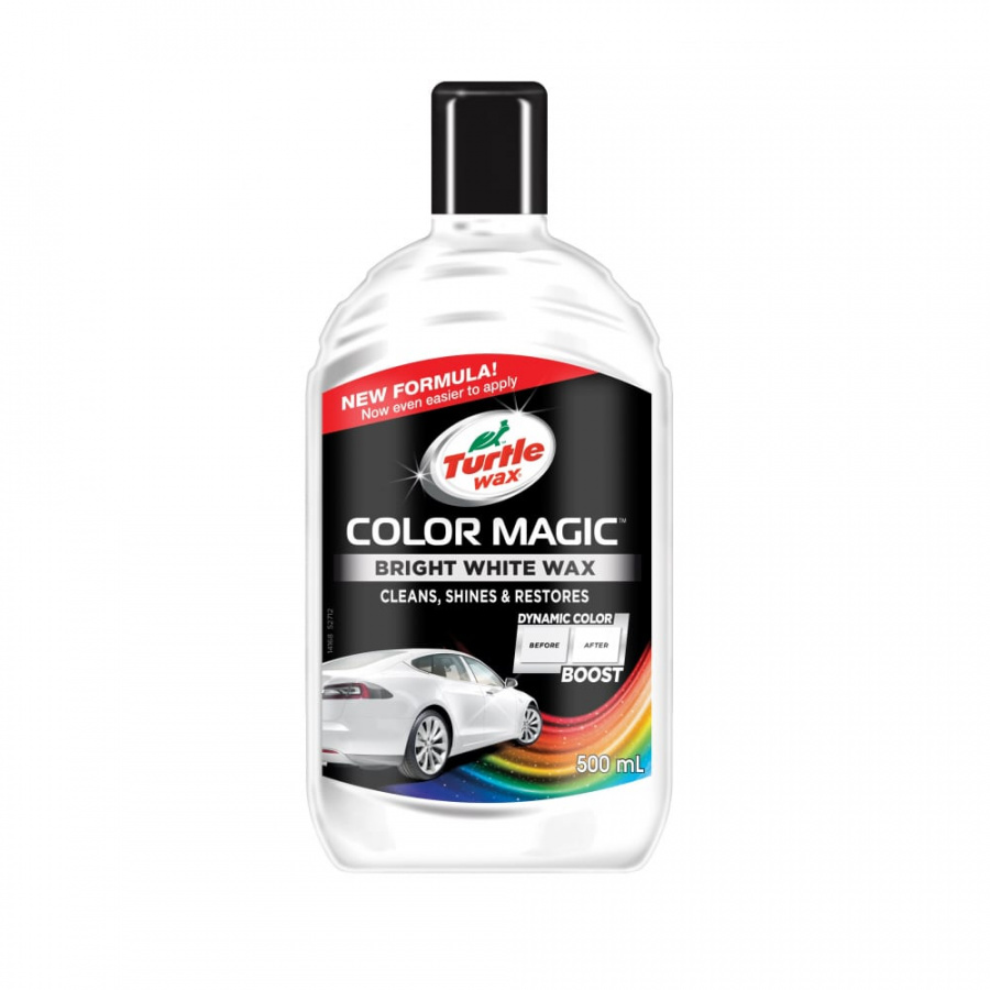 Восковой автополироль Turtle Wax COLOR MAGIC BRIGHT WHITE WAX