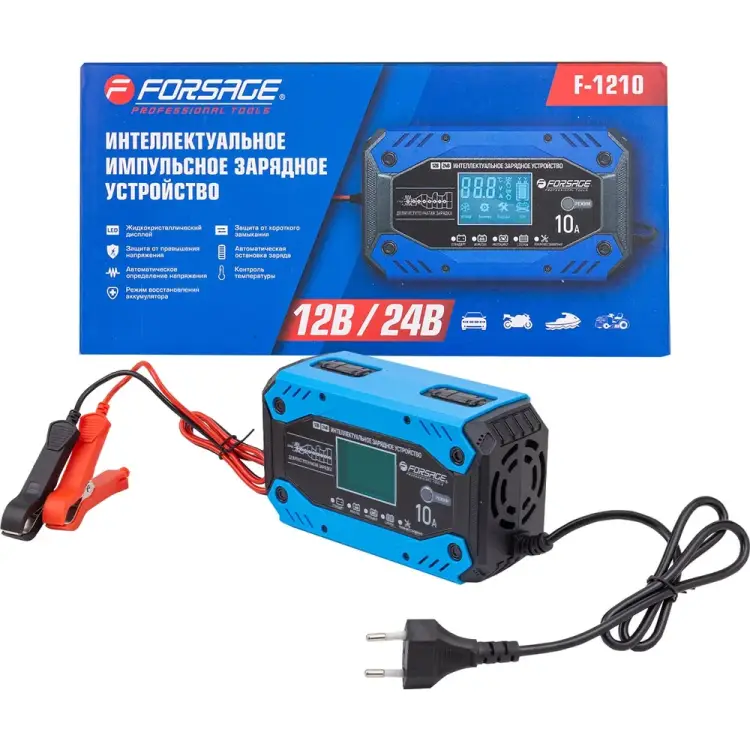 Импульсное устройство зарядное для АКБ Forsage F-1210(60931) Импульсное устройство зарядное для АКБ Forsage F-1210(60931)