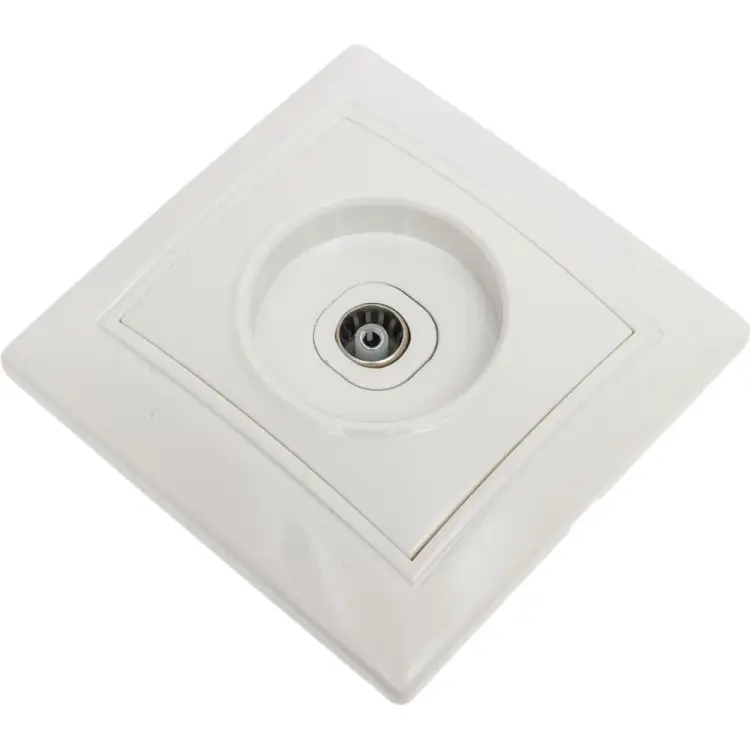 Одноместная телевизионная розетка Smartbuy Венера SBE-01w-S1-TV