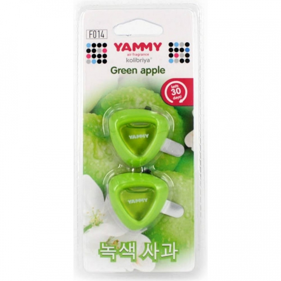 Жидкий ароматизатор на дефлектор Yammy Green Apple