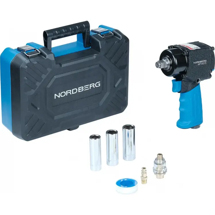 Ударный укороченный пневмогайковерт NORDBERG NP14075K Ударный укороченный пневмогайковерт NORDBERG NP14075K
